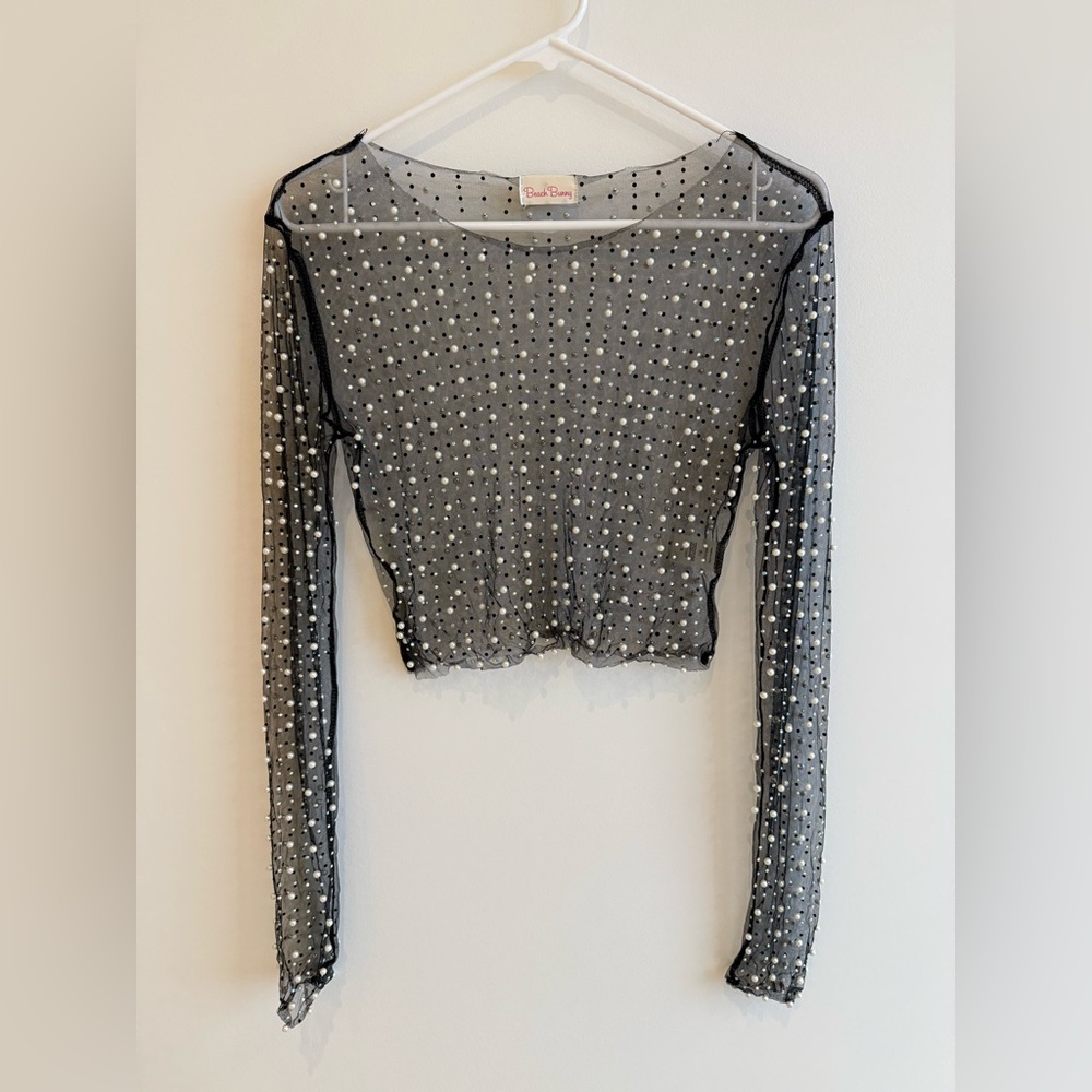 Beach Bunny Champagne Nights Mesh Top